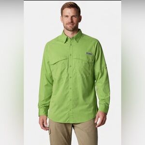 Columbia Sportswear PFG Tamiami ll Outdoor Fishing Shirt UPF 40 Size Large